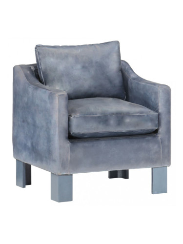 Sonata Фотьойл, сив, естествена кожа