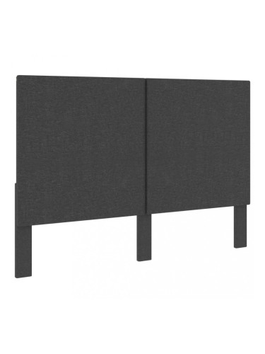 Sonata Табла за спалня тъмносива текстил 140x200 см