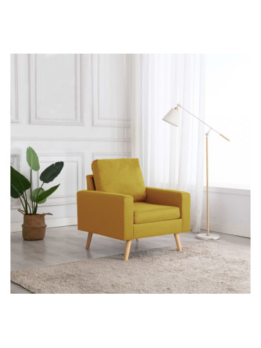 Sonata Фотьойл, жълт, текстил