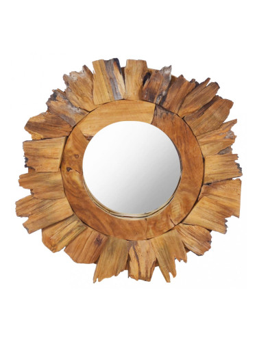 Sonata Стенно огледало, 40 см, тик, кръгло