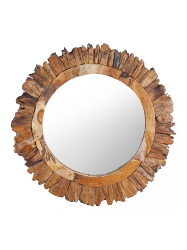 Sonata Стенно огледало, 60 см, тик, кръгло