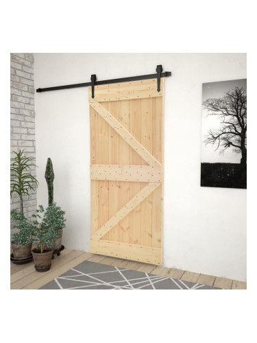 Sonata Врата, 100x210 см, борово дърво масив