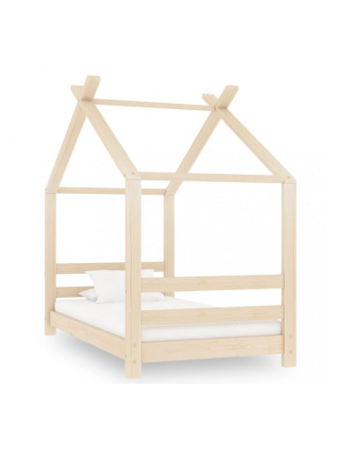 Sonata Рамка за детско легло, борово дърво масив, 70x140 см