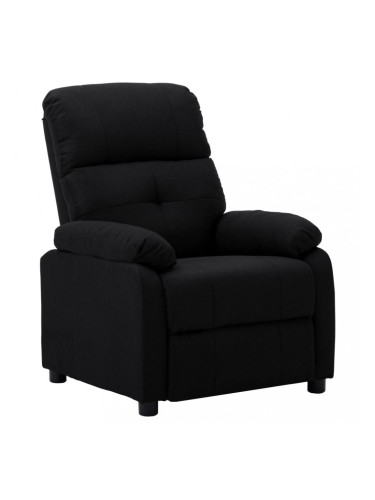Sonata Реклайнер, черен, текстил