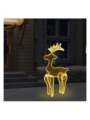 Sonata Коледна украса северен елен с мрежа 306 LED 60x24x89 см