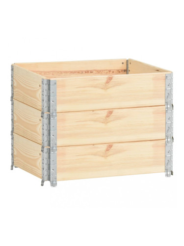 Sonata Повдигнати лехи, 3 бр, 60x80 см, борова дървесина масив