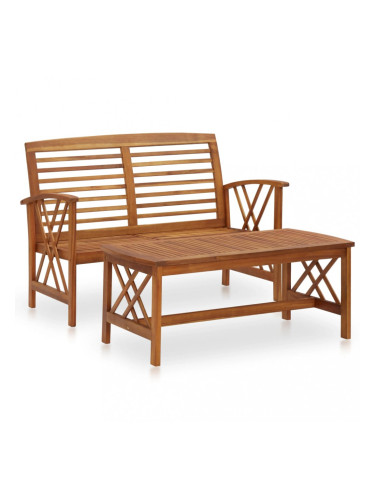 Sonata Градински комплект от 2 части, акациево дърво масив