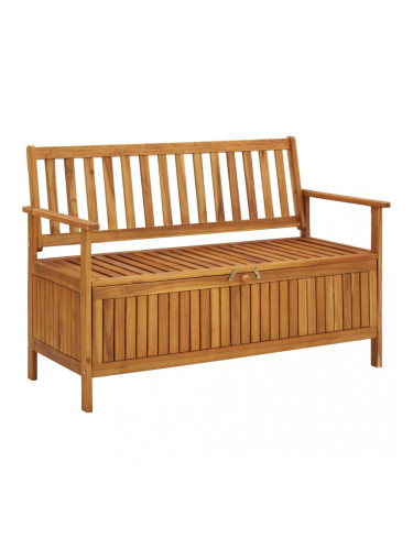Sonata Градинска пейка за съхранение, 120 cм, акация масив