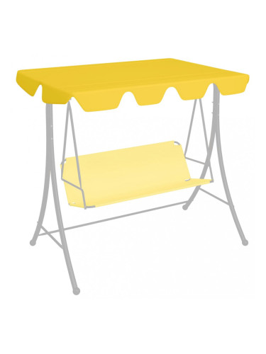 Sonata Резервен покрив за градинска люлка, жълт, 226x186 cм, 270 г/м²