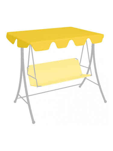 Sonata Резервен покрив за градинска люлка, жълт, 192x147 cм, 270 г/м²