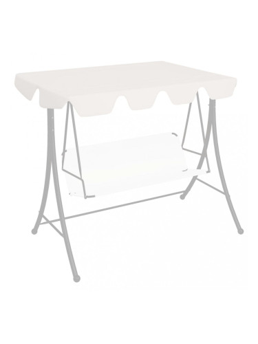 Sonata Резервен покрив за градинска люлка, бял, 192x147 cм, 270 г/м²
