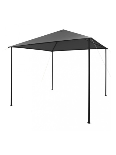 Sonata Беседка, 3х3 м, антрацит, плат и стомана, 180 г/м²