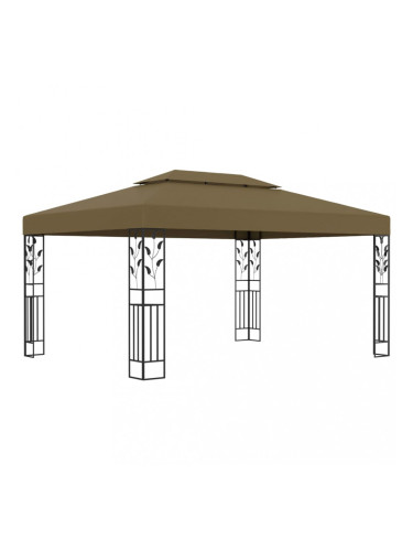 Sonata Шатра с двоен покрив, 3x4 м, таупе, 180 г/м²