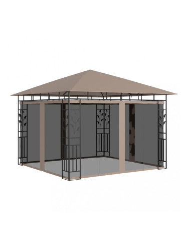 Sonata Шатра с мрежа против комари, 3x3x2,73 м, таупе, 180 г/м²