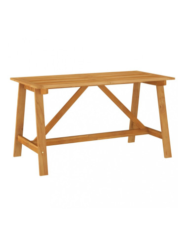 Sonata Градинска трапезна маса, 140x70x73,5 cм, акациево дърво масив