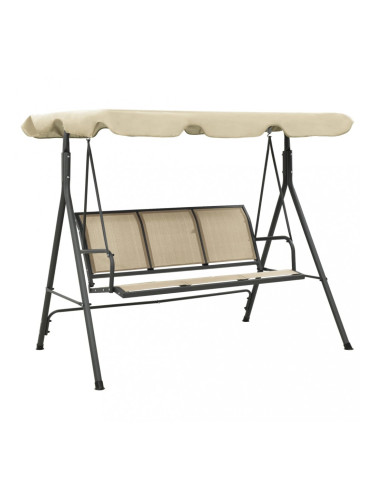 Sonata Градинска люлка с навес, антрацит и пясък