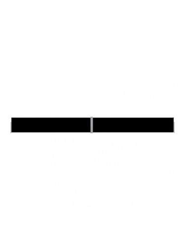 Sonata Прибираща се дворна странична тента, 140x1200 см, черна