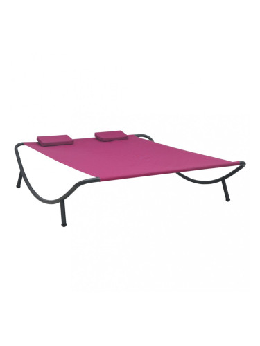 Sonata Градинско лаундж легло, текстил, розово