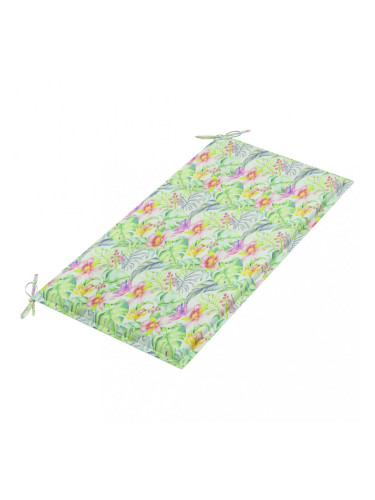 Sonata Възглавница за градинска пейка на листа 100x50x4 см плат