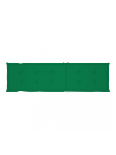 Sonata Шалте за шезлонг, зелено, (75+105)x50x4 см