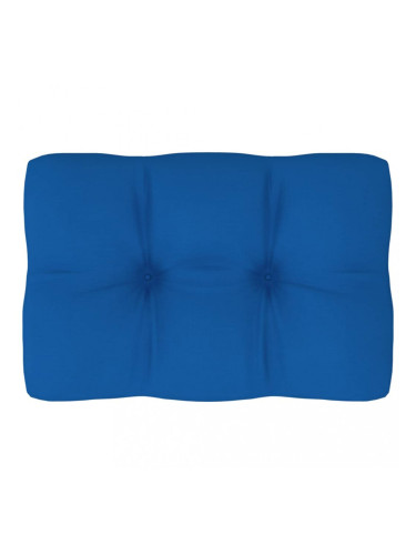 Sonata Възглавница за палетен диван, кралскосиня, 60x40x12 см
