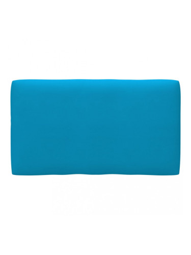 Sonata Възглавница за палетен диван, синя, 70x40x12 см