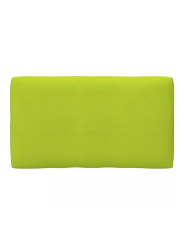 Sonata Възглавница за палетен диван, светлозелена, 70x40x12 см