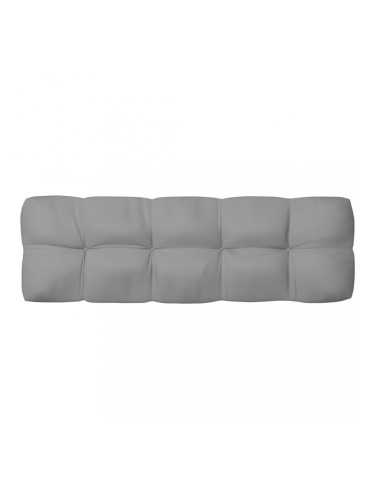 Sonata Палетна възглавница за диван, сива, 120x40x12 см