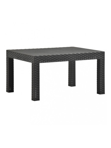 Sonata Градинска маса, антрацит, 58x58x41см, PP