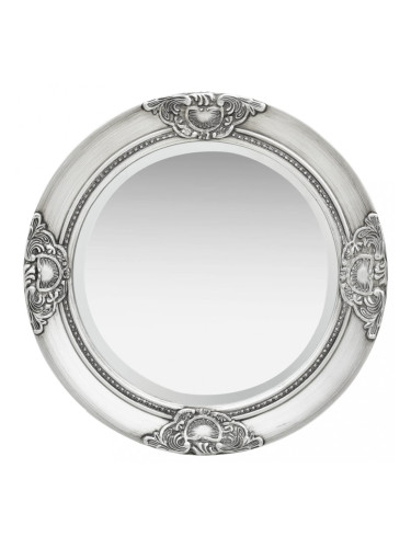 Sonata Стенно огледало, бароков стил, 50 см, сребристо