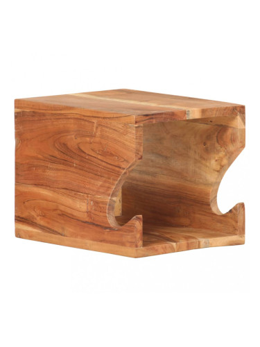 Sonata Стенна стойка за велосипед, 35x25x25 см, акациево дърво масив