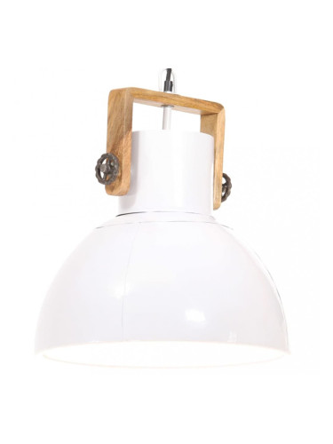 Sonata Индустриална пенделна лампа 25 W бяла кръгла 40 см E27