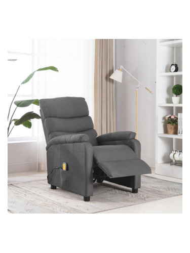 Sonata Масажен реклайнер, светлосив, текстил