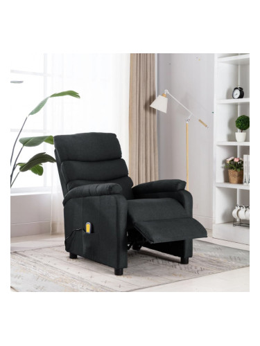 Sonata Масажен реклайнер, тъмносив, текстил