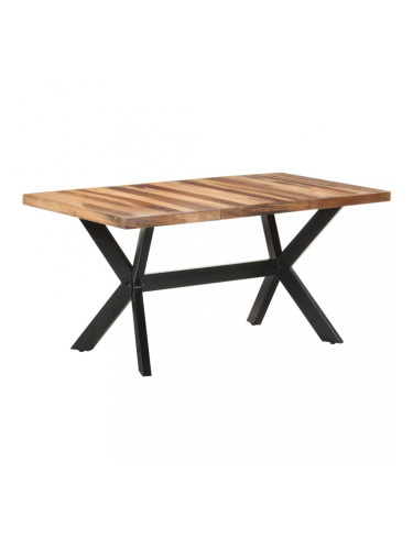 Sonata Трапезна маса, 160x80х75 cм, масивно дърво с шишамов финиш