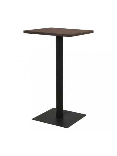 Sonata Бистро маса, тъмнопепелява, 70x70x107 см