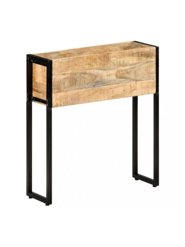 Sonata Плантер, 60x20x68 см, грубо мангово дърво