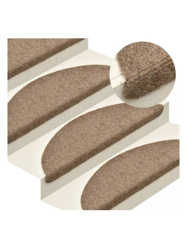 Sonata Самозалепващи стелки за стъпала, 15 бр, кремави, 65x21x4 см