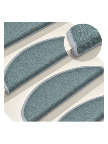 Sonata Постелки за стъпала, 15 бр, сини, 56x17x3 см