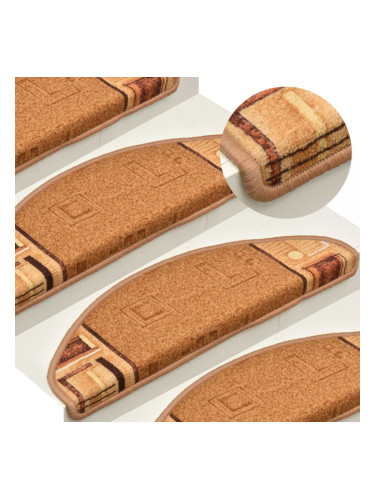 Sonata Самозалепващи стелки за стъпала, 15 бр, бежови, 65x21x4 см