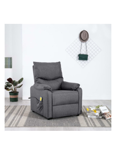 Sonata Масажен реклайнер, тъмносив, текстил