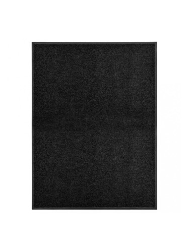 Sonata Перима изтривалка, черна, 90x120 см