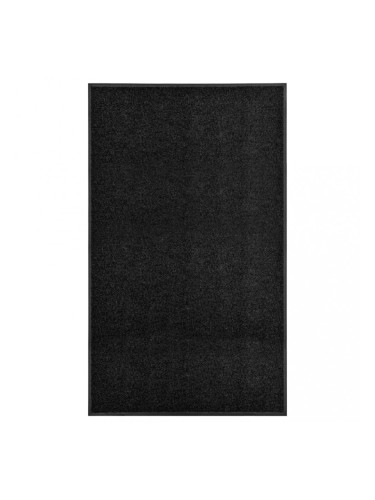 Sonata Перима изтривалка, черна, 90x150 см