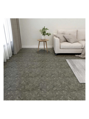 Sonata Самозалепващи подови дъски, 55 бр, PVC, 5,11 м², сиви