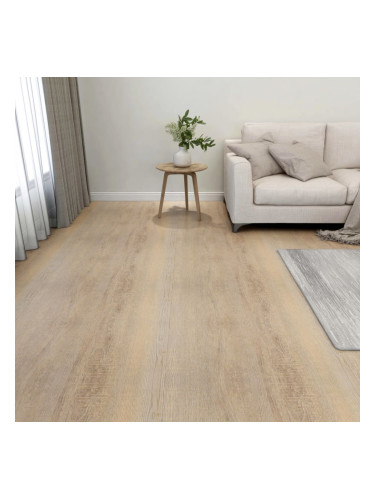 Sonata Самозалепващи подови дъски, 55 бр, PVC, 5,11 м², кафяви