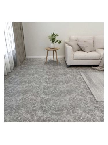 Sonata Самозалепващи подови дъски, 55 бр, PVC, 5,11 м², бетонно сиви