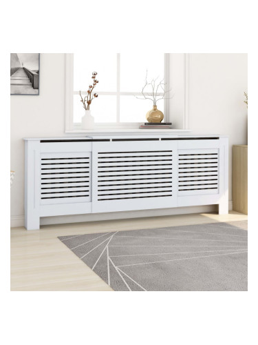 Sonata МДФ параван за радиатор, бял, 205 см