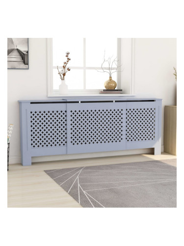 Sonata МДФ параван за радиатор, сив, 205 см