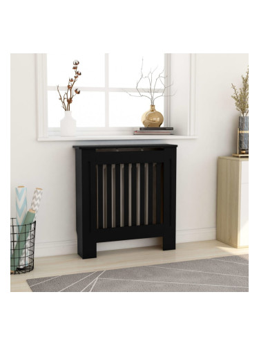 Sonata МДФ параван за радиатор, черен, 78 см