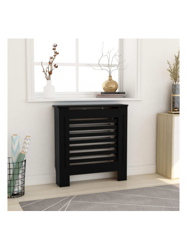 Sonata МДФ параван за радиатор, черен, 78 см